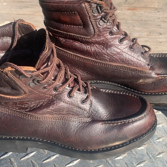 Vintage Dexter ROF Made In USA Leather Lace Up Boot Sz 7.5W - Picture 8 of 14